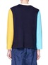 Back View - Click To Enlarge - SUNNEI - Colourblock cotton sweater