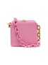 Main View - Click To Enlarge - THE VOLON - 'Cube' chain strap leather bag