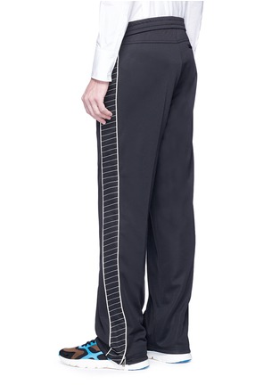 Back View - Click To Enlarge - VALENTINO GARAVANI - Contrast stitch outseam track pants