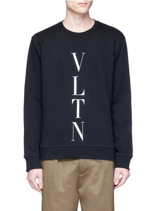 Main View - Click To Enlarge - VALENTINO GARAVANI - Logo print sweatshirt