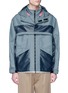 Main View - Click To Enlarge - VALENTINO GARAVANI - Detachable flap colourblock jacket