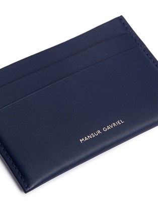 Detail View - Click To Enlarge - MANSUR GAVRIEL - Leather card holder
