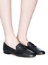 Figure View - Click To Enlarge - MANSUR GAVRIEL - 'Classic' leather penny loafers