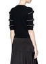 Back View - Click To Enlarge - VALENTINO GARAVANI - Ruffle cropped sweater