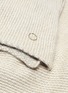 Detail View - Click To Enlarge - OYUNA - PUNTO cashmere throw – Beige/Soft Grey
