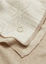 Detail View - Click To Enlarge - OYUNA - ANDRO cashmere throw – Beige/Ivory