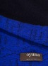  - OYUNA - ANDRO cashmere throw – Navy/Ultramarine