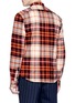 Back View - Click To Enlarge - SCOTCH & SODA - Check plaid flannel shirt