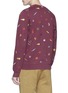 Back View - Click To Enlarge - SCOTCH & SODA - Motif embroidered sweatshirt