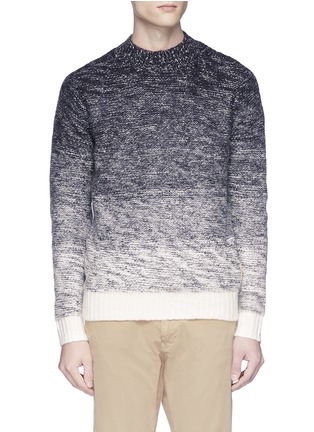 Main View - Click To Enlarge - SCOTCH & SODA - Mock neck mélange sweater
