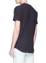 Back View - Click To Enlarge - SCOTCH & SODA - Stripe midweight T-shirt