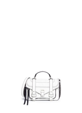 Main View - Click To Enlarge - PROENZA SCHOULER - 'PS1' tiny lambskin leather crossbody bag