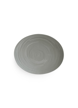 Main View - Click To Enlarge - BERNARDAUD - Origine oval plate – Grey