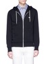 Main View - Click To Enlarge - MAISON KITSUNÉ - Fox appliqué zip hoodie