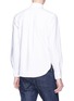 Back View - Click To Enlarge - MAISON KITSUNÉ - Fox logo embroidered Oxford shirt