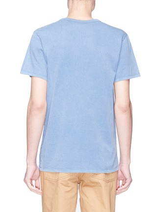 Back View - Click To Enlarge - MAISON KITSUNÉ - Fox logo embroidered T-shirt