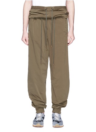 Main View - Click To Enlarge - Y/PROJECT - Double drawstring jogging pants
