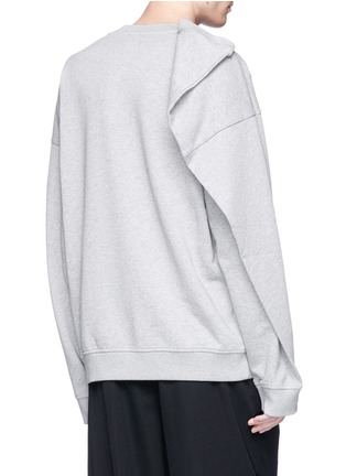 Back View - Click To Enlarge - Y/PROJECT - Double collar sweatshirt