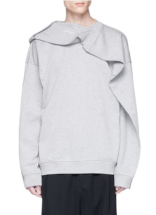 Main View - Click To Enlarge - Y/PROJECT - Double collar sweatshirt