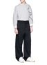 Figure View - Click To Enlarge - Y/PROJECT - Double collar sweatshirt