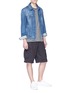 Figure View - Click To Enlarge - JAMES PERSE - Poplin cargo shorts