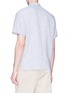 Back View - Click To Enlarge - JAMES PERSE - Linen short sleeve shirt