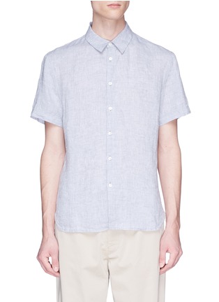 Main View - Click To Enlarge - JAMES PERSE - Linen short sleeve shirt