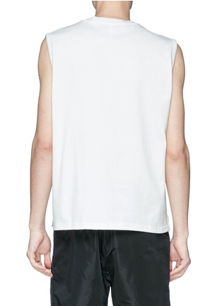 Back View - Click To Enlarge - 74024 - 'R.V.' print tank top