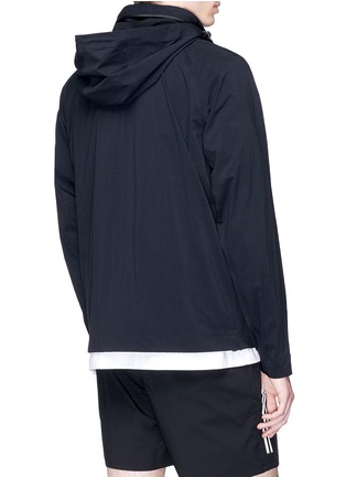 Back View - Click To Enlarge - REIGNING CHAMP - Retractable hood track jacket