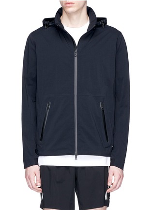 Main View - Click To Enlarge - REIGNING CHAMP - Retractable hood track jacket
