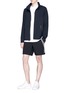 Figure View - Click To Enlarge - REIGNING CHAMP - Retractable hood track jacket
