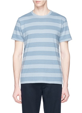 Main View - Click To Enlarge - NANAMICA - Stripe knit T-shirt