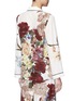 Back View - Click To Enlarge - VALENTINO GARAVANI - Floral print silk pyjama shirt
