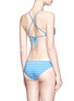 Back View - Click To Enlarge - VITAMIN A - 'Cozumel' high neck stripe bikini top
