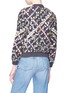 Back View - Click To Enlarge - NEEDLE & THREAD - Floral embroidered bomber jacket