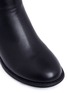 Detail View - Click To Enlarge - STUART WEITZMAN - '5050' panelled scuba jersey faux leather kids boots