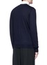 Back View - Click To Enlarge - ALEXANDER MCQUEEN - Skull embroidery cashmere cardigan