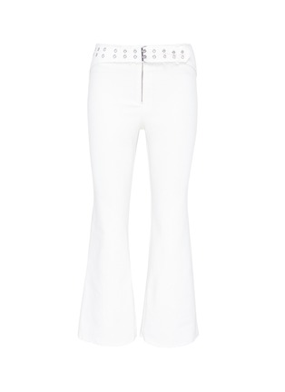 Main View - Click To Enlarge - 10229 - 'Presley' belted flared jeans