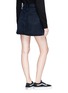Back View - Click To Enlarge - PROENZA SCHOULER - PSWL folded mini denim skirt