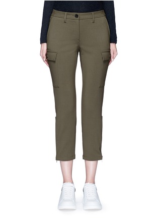 Main View - Click To Enlarge - ALEXANDER MCQUEEN - Stretch wool military pants