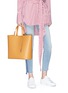 Figure View - Click To Enlarge - SOPHIE HULME - 'Exchange East West' leather tote