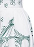 Detail View - Click To Enlarge - - - Victorian Garden print twill shorts