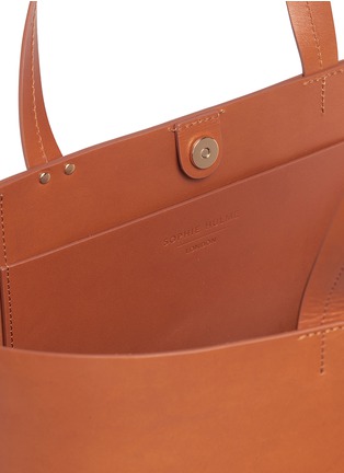 Detail View - Click To Enlarge - SOPHIE HULME - 'Exchange East West' leather tote