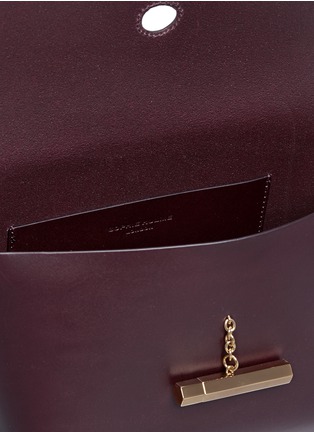 Detail View - Click To Enlarge - SOPHIE HULME - 'The Pinch' leather crossbody bag