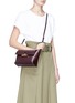Figure View - Click To Enlarge - SOPHIE HULME - 'The Pinch' leather crossbody bag