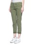Front View - Click To Enlarge - CURRENT/ELLIOTT - 'The Fling' distressed stretch pants