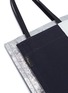  - 3.1 PHILLIP LIM - 'Accordion Shopper' colourblock double compartment leather tote