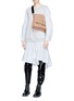 Front View - Click To Enlarge - 3.1 PHILLIP LIM - 'Alix' paperclip flap oversized leather crossbody bag