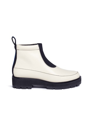 Main View - Click To Enlarge - 3.1 PHILLIP LIM - 'Avril' front gore leather Chelsea boots