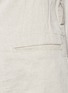 Detail View - Click To Enlarge - THEORY - 'Skea' tie waist linen blend long vest